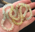Aquamarine Necklace, Natural Multi Aquamarine Hand Knotted Necklace, Solid 14k Heart Clasp