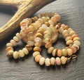 Calcite Necklace , Hand Knotted Calcite Necklace , Solid 14K Gold