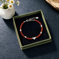 Bohemian Natural Stone Counting Bead Bracelet | Simple Versatile Niche Accessory