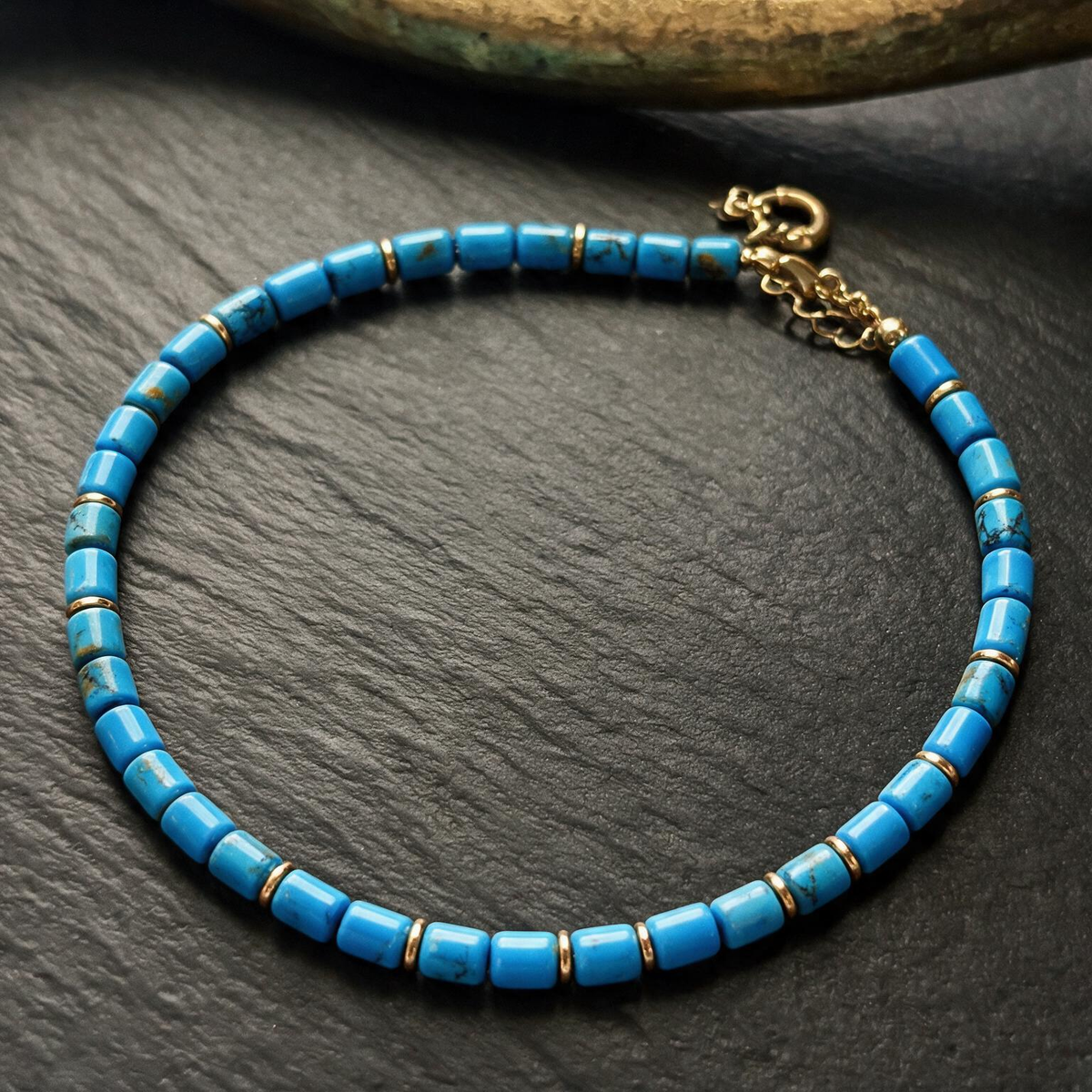 Genuine Turquoise Blue Short Choker – Premium Quality Fashion Necklace