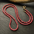 Natural Stone Beaded French Choker – Light-Luxury Minimalist Short Necklace